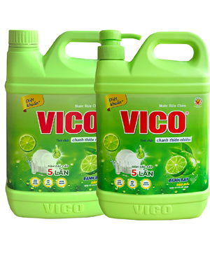 Nước rửa chén VICO Tinh Chất Chanh Thiên Nhiên